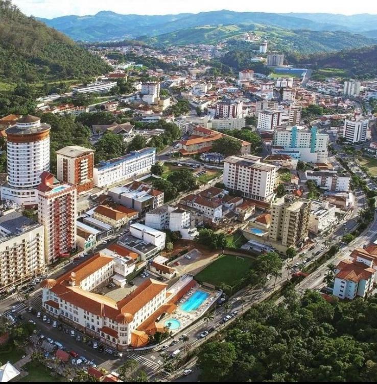 Apartamento Aconchegante Centro Águas de Lindóia Apartamento Exterior foto